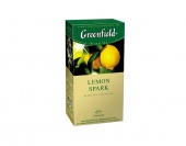 Greenfield черный с лимоном Lemon Spark, 25 пакетиков