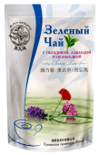 Черный дракон зеленый с гвоздикой, лавандой и незабудкой