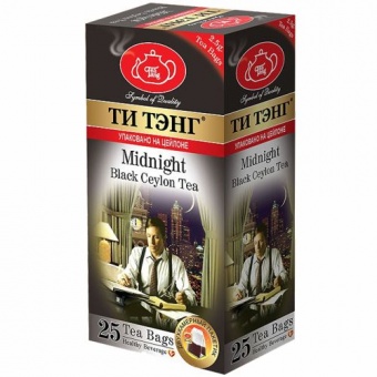 Ти Тэнг черный "Для полуночников", 25 пакетиков