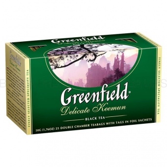 Greenfield черный Delicate Keemun, 25 пакетиков