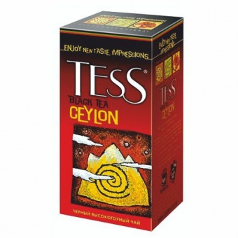Тэсс черный Ceylon, 25 пакетиков