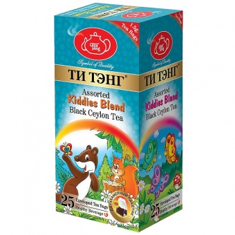 Ти Тэнг  черный, в конвертах - ассорти "Для Детей"