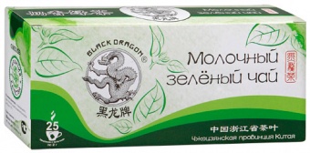 Черный дракон молочный зеленый