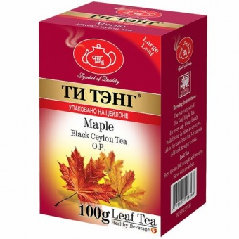 Ти Тэнг черный "Кленовый сироп О.Р.", 100 гр.