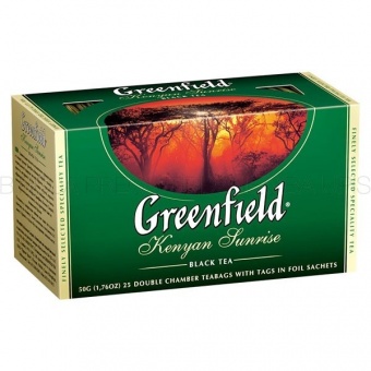 Greenfield черный Kenyan Sunrise, 25 пакетиков