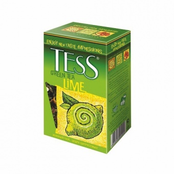 Тесс зеленый с цедрой лимона Lime, 100 гр.