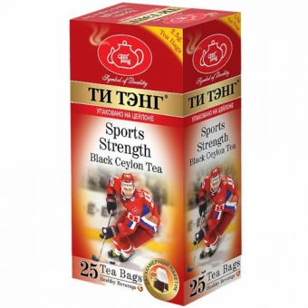 Ти Тэнг черный "Для спортсменов", 25 пакетиков