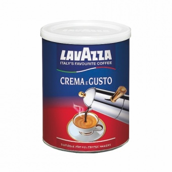Lavazza Crema Gusto, молотый, 250 гр. ж/б
